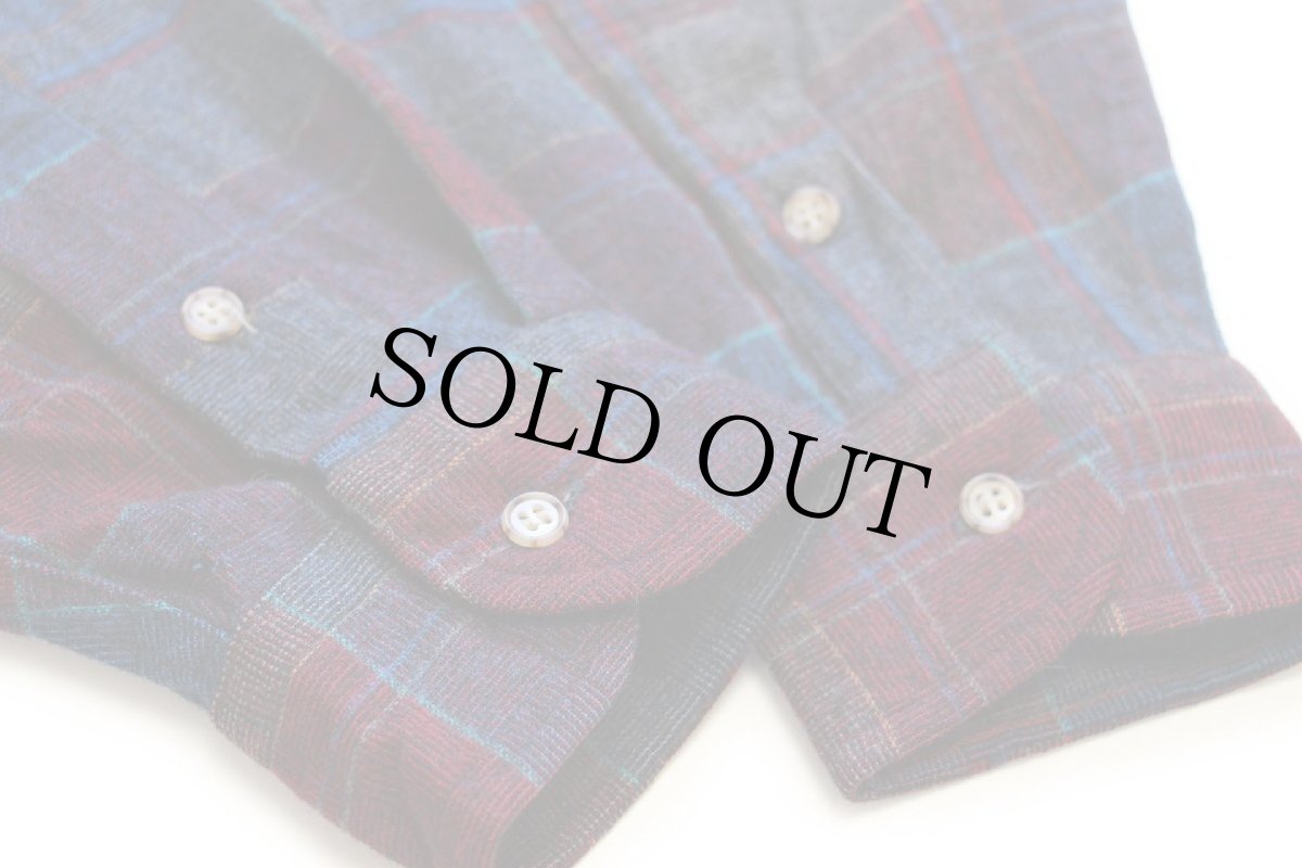 画像5: 70s USA製 PENDLETONペンドルトン チェック ウールシャツ L (5)