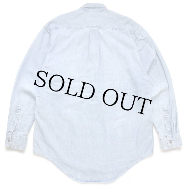 90s カナダ製 L.L.Bean ボタンダウン デニムシャツ M-T