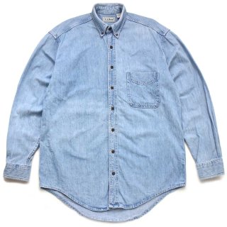 80s L.L.Bean 半袖 デニムシャツ M - Sixpacjoe Web Shop