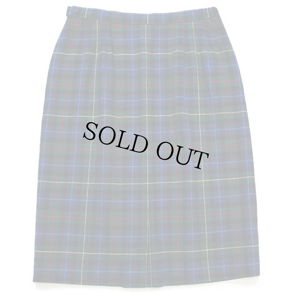画像2: 70s USA製 PENDLETONペンドルトン AUTHENTIC SMITH TARTAN タータンチェック ツータック ウールスカート 14 (2)