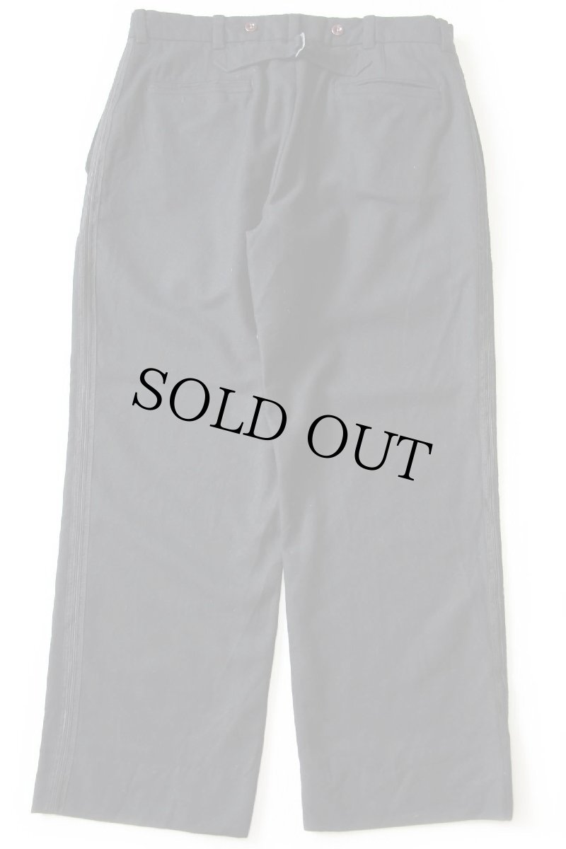 画像3: 00s ポロ ラルフローレン シンチバック サイドライン スラックス ウールパンツ 黒 w34 (3)