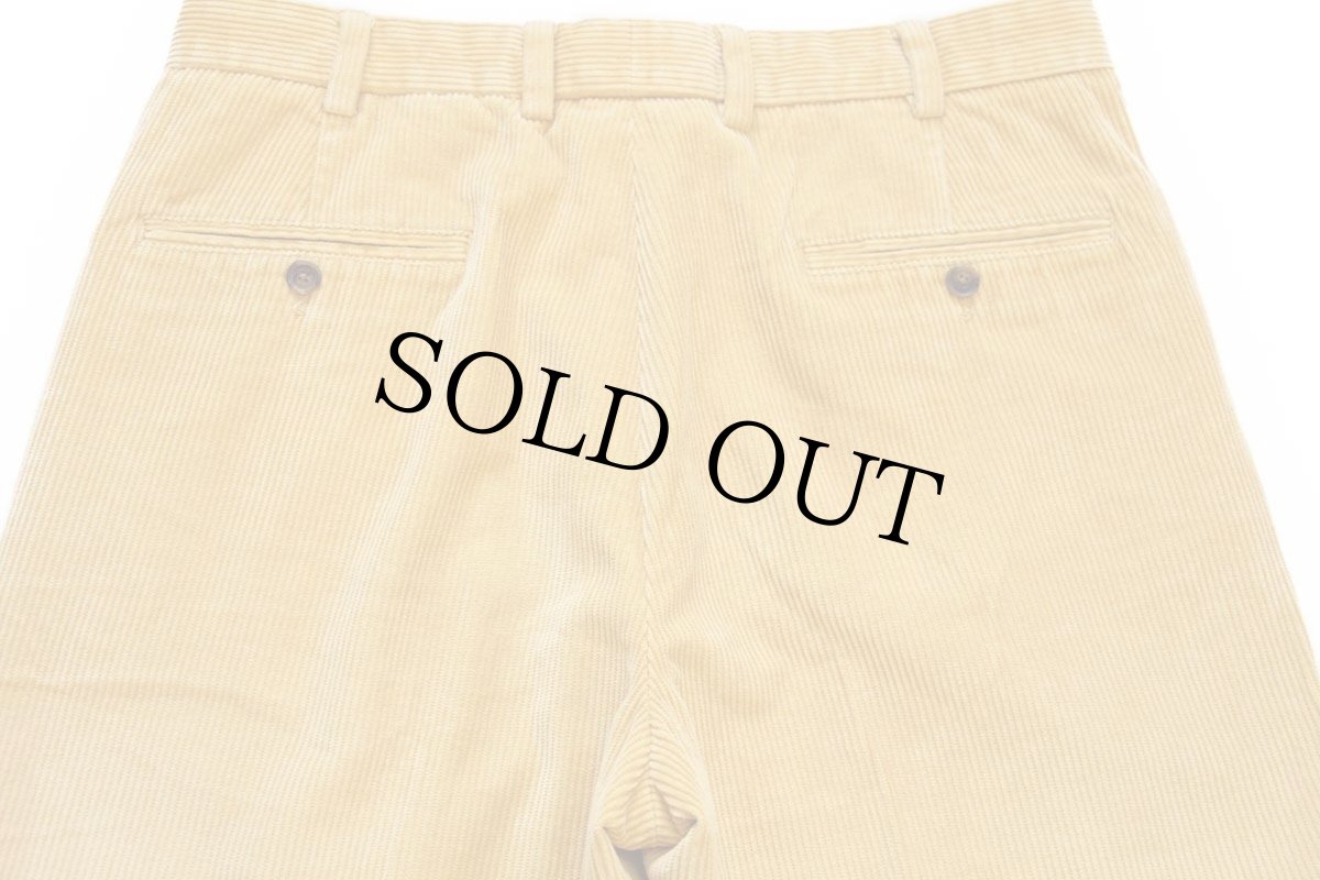 画像5: 00s Brooks Brothersブルックスブラザーズ HUDSON 太畝 コーデュロイパンツ マスタード W34 L30 (5)