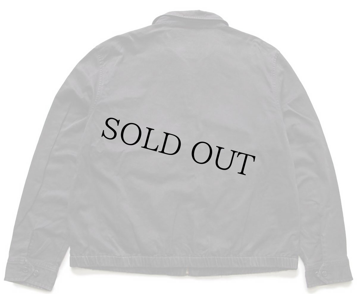 画像2: 90s ポルトガル製 ポロ ラルフローレン ワンポイント チンスト付き コットンジャケット 黒 フェード XL (2)