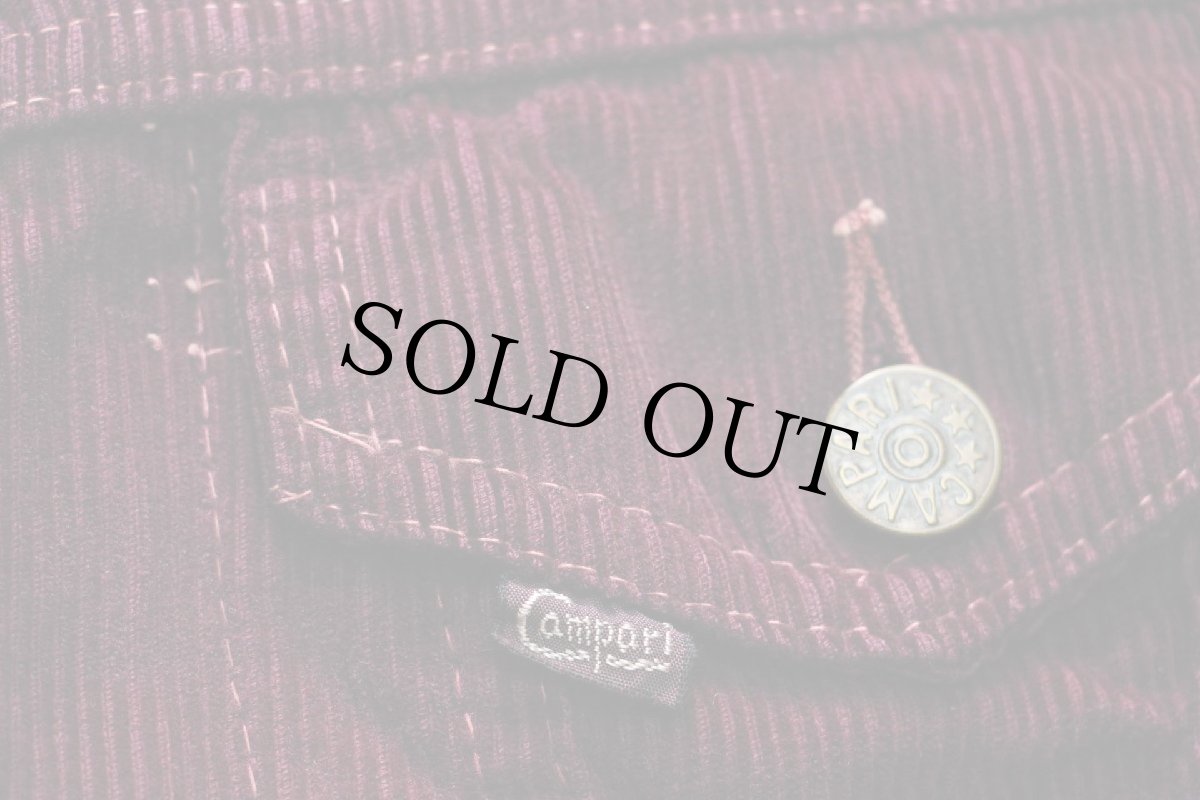 画像5: 70s Campari コーデュロイジャケット ワインレッド 36 (5)