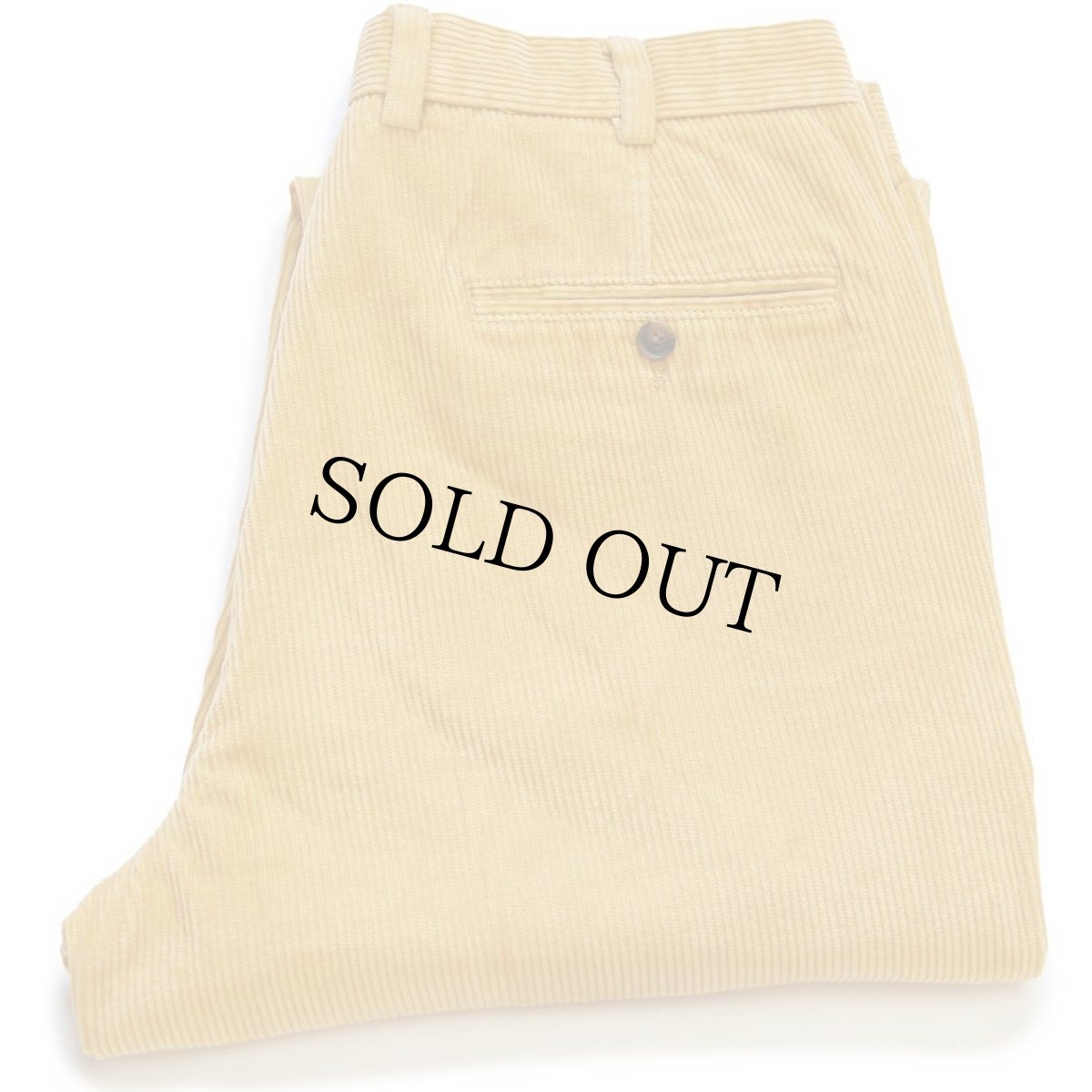 画像1: 00s Brooks Brothersブルックスブラザーズ HUDSON 太畝 コーデュロイパンツ マスタード W34 L30 (1)