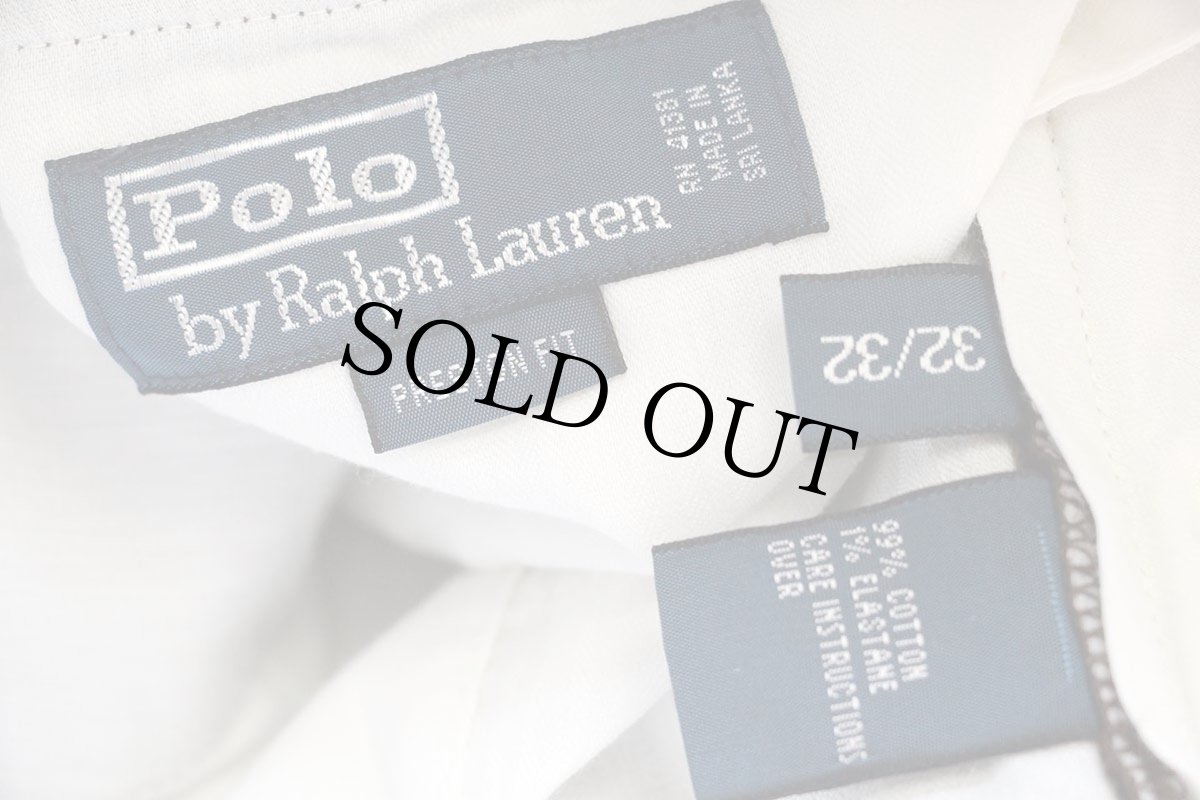 画像6: 00s ポロ ラルフローレン PRESTON FIT ストレッチ コットン 太畝 コーデュロイパンツ 焦げ茶 w32 (6)