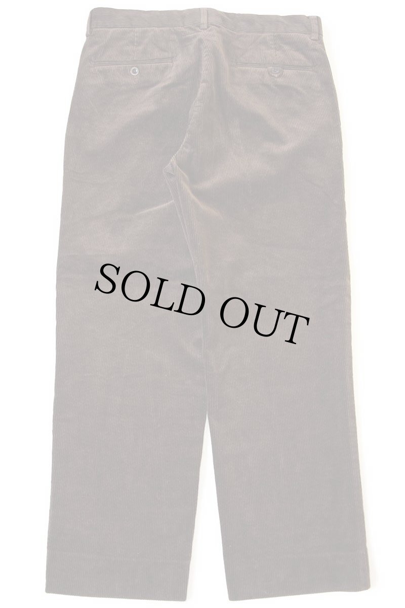 画像3: 00s ポロ ラルフローレン PRESTON FIT ストレッチ コットン 太畝 コーデュロイパンツ 焦げ茶 w32 (3)