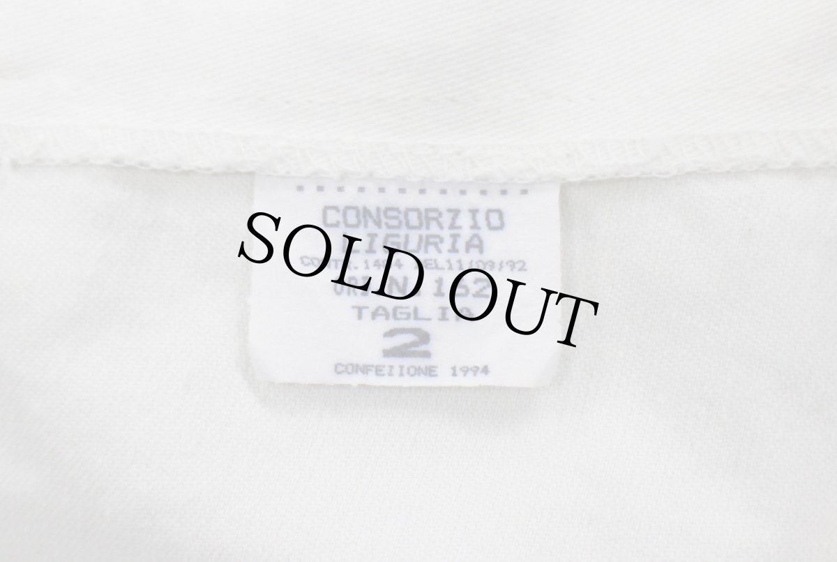 画像6: 90s イタリア軍 山ポケ コットン ツイルパンツ 生成り 2★D (6)