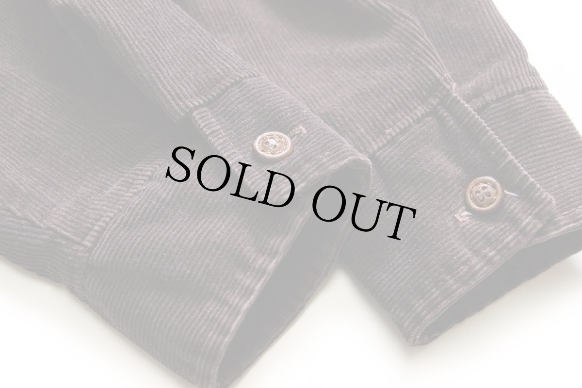 画像6: 70s sport-abouts by BIG YANKビッグヤンク コーデュロイ シャツジャケット 焦げ茶 XL (6)