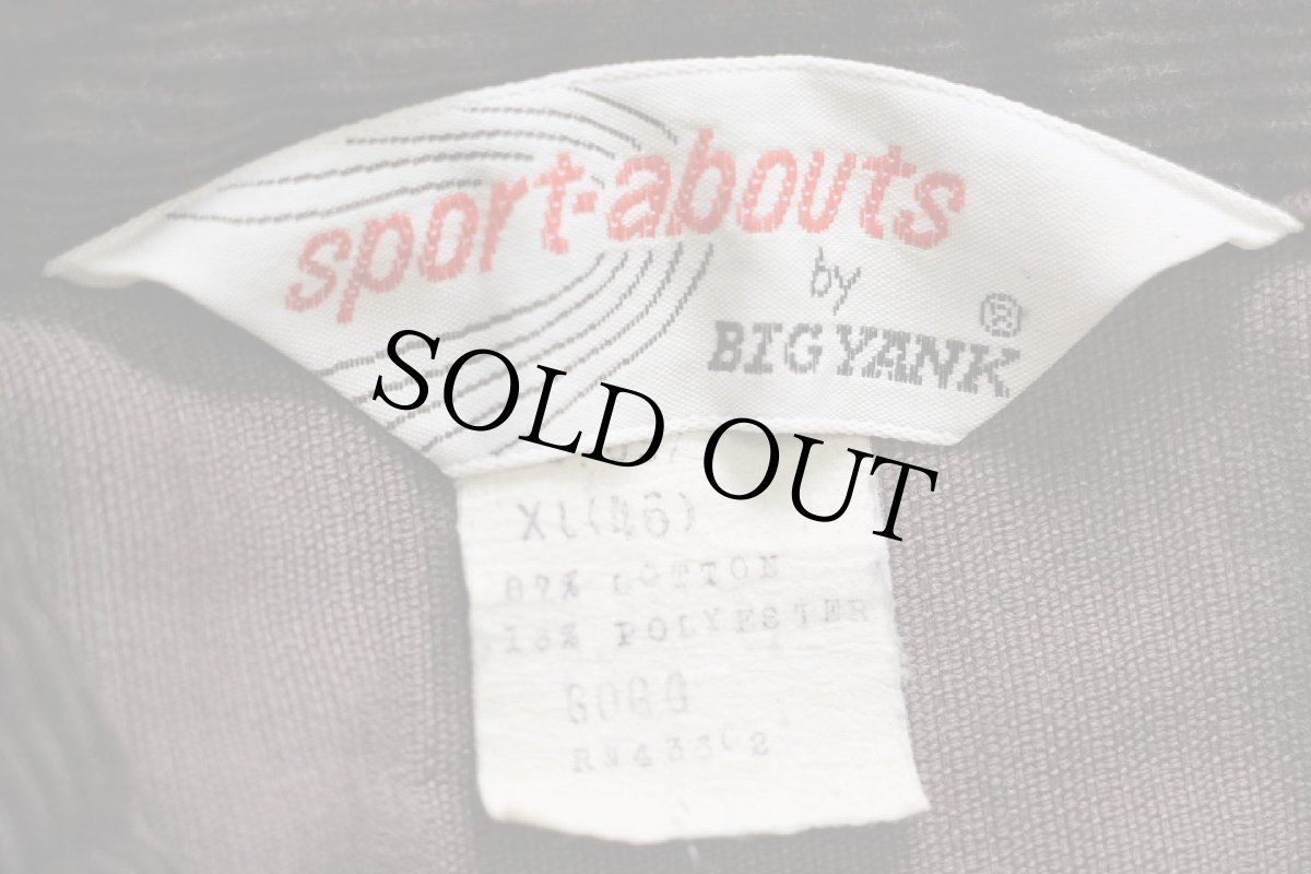 画像4: 70s sport-abouts by BIG YANKビッグヤンク コーデュロイ シャツジャケット 焦げ茶 XL (4)