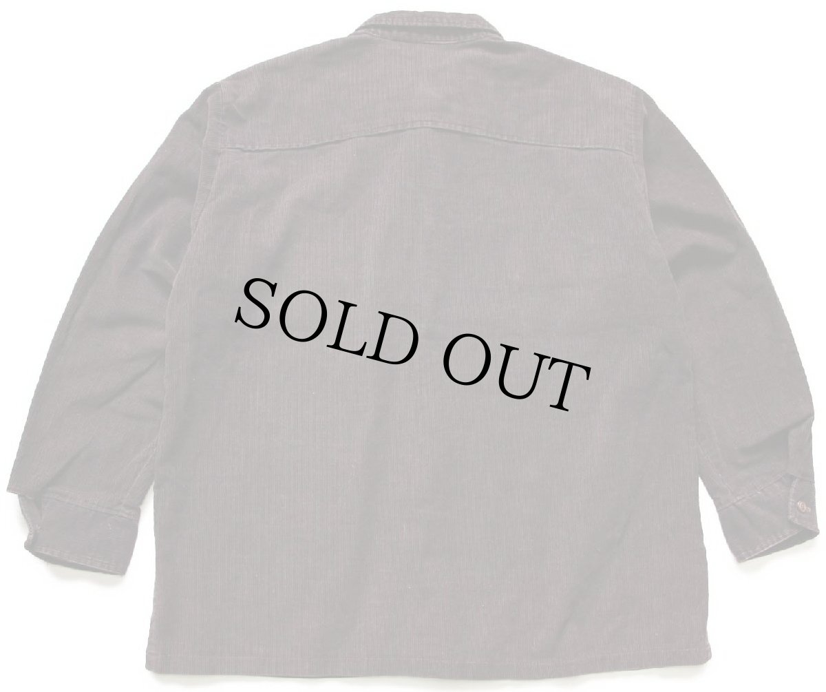 画像2: 70s sport-abouts by BIG YANKビッグヤンク コーデュロイ シャツジャケット 焦げ茶 XL (2)