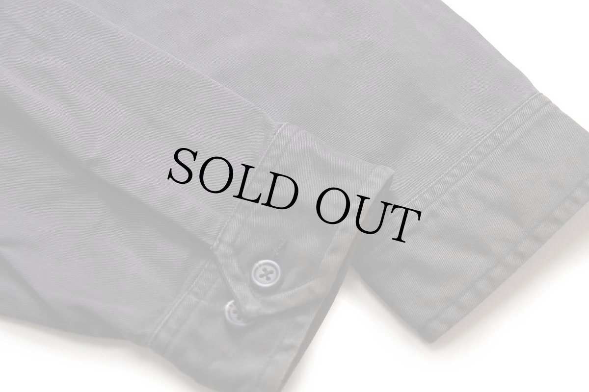 画像7: 90s ポルトガル製 ポロ ラルフローレン ワンポイント チンスト付き コットンジャケット 黒 フェード XL (7)