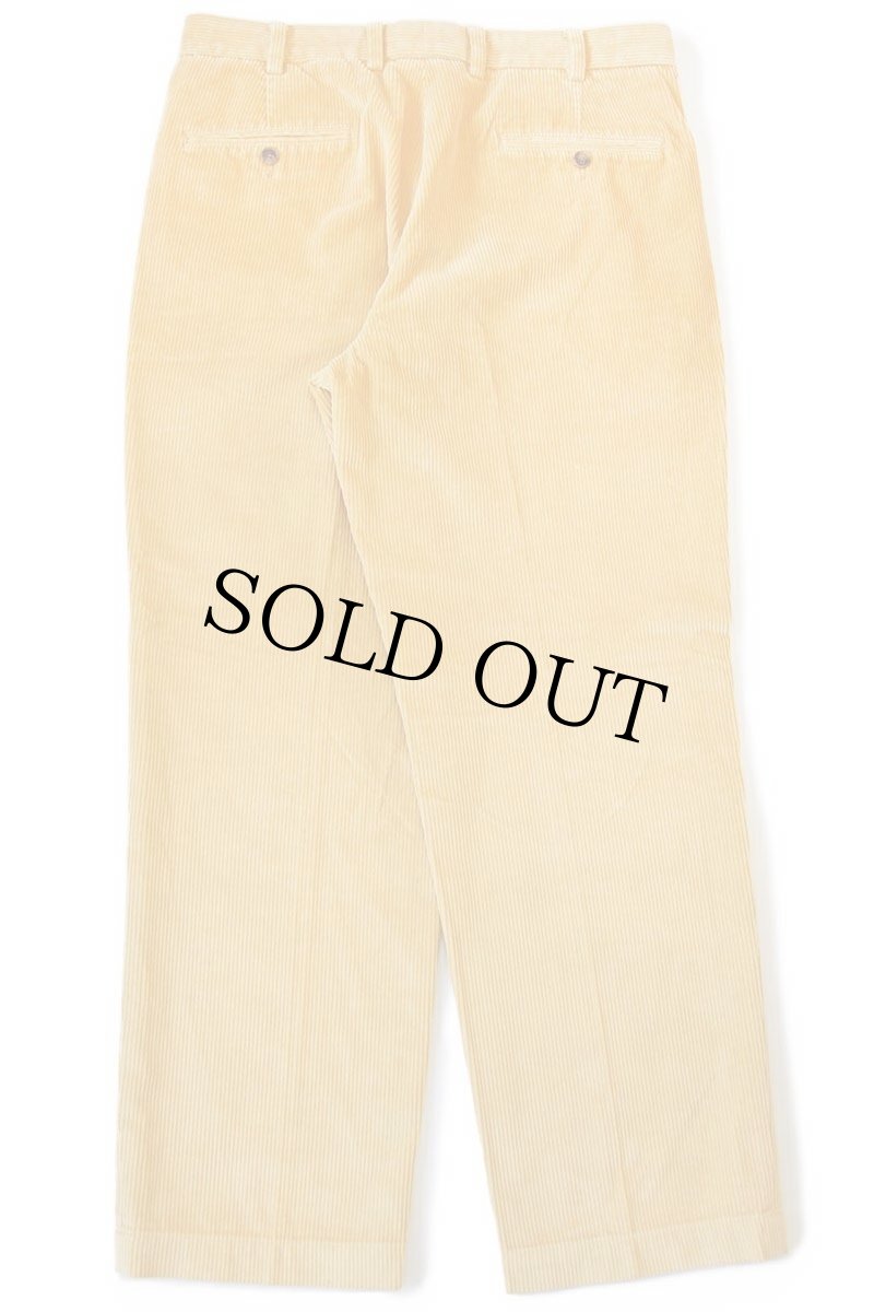 画像3: 00s Brooks Brothersブルックスブラザーズ HUDSON 太畝 コーデュロイパンツ マスタード W34 L30 (3)