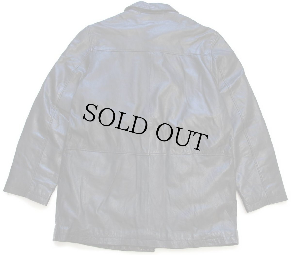 画像2: 90s MODAPEL レザー フィールドコート 黒 52 (2)