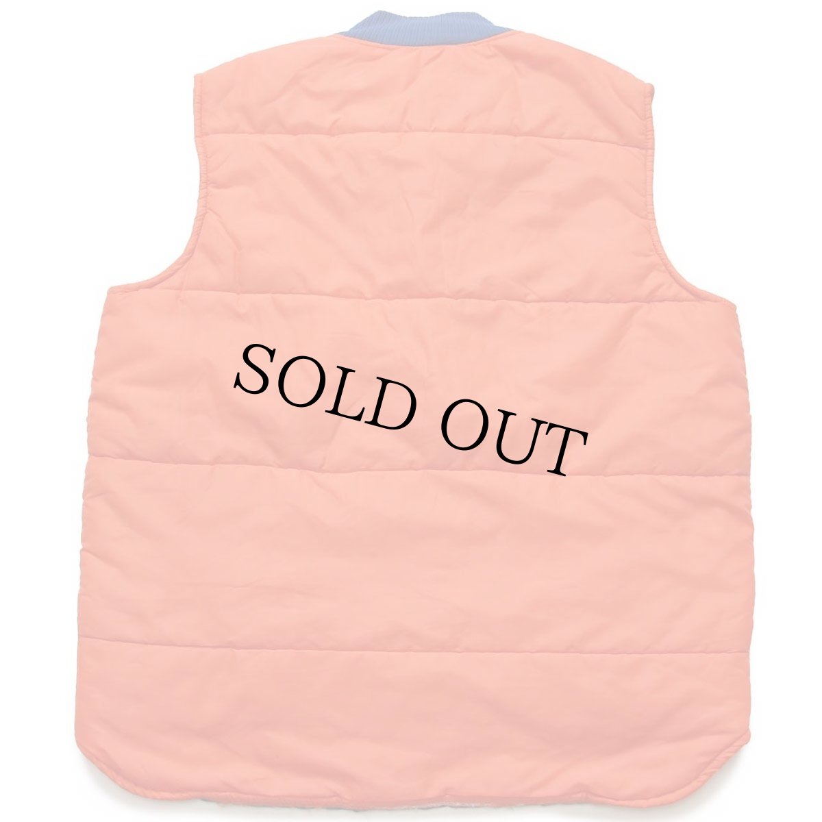 画像2: 80s Stahl-Urban NFL DENVER BRONCOS パッチ付き 中綿入り ナイロンベスト オレンジ ボーイズXL (2)