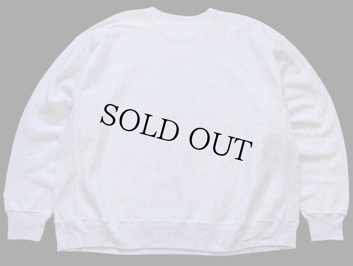 画像2: 00s Championチャンピオン ARMY RUGBY リバースウィーブ スウェット 杢グレー XXXL★特大 (2)