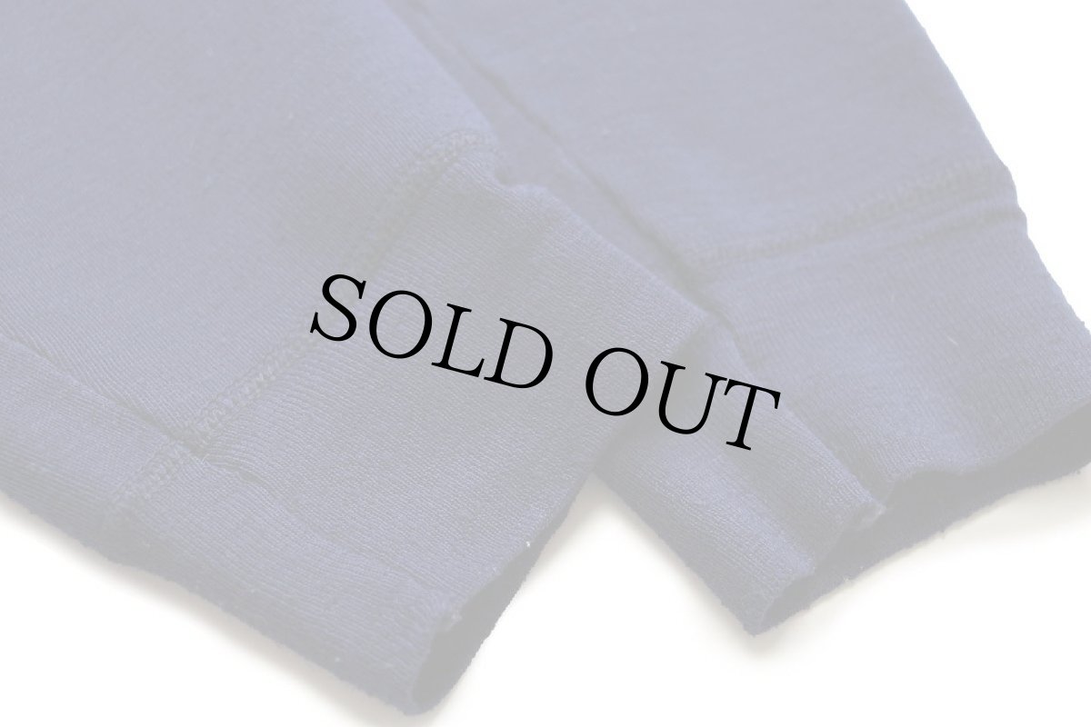 画像7: 90s USA製 L.L.Bean ヘンリーネック アンダーシャツ 紺 L (7)