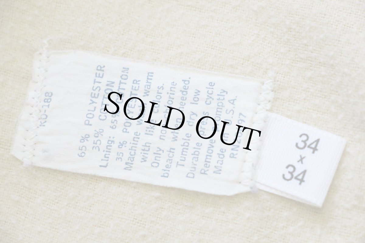 画像6: 80s USA製 Dickiesディッキーズ ライナー付き ワークパンツ カーキ W34 L34★874 (6)