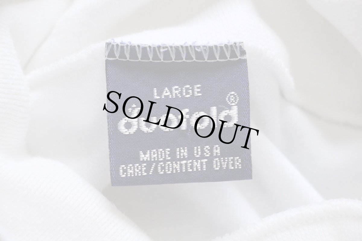 画像4: 90s USA製 duofold 無地 タートルネック コットン 長袖Tシャツ 白 L (4)