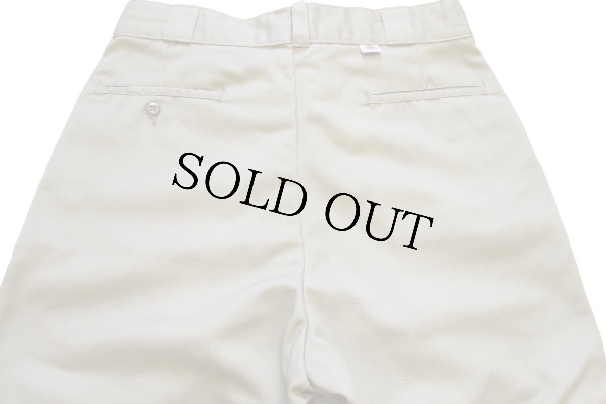 画像5: 80s USA製 Dickiesディッキーズ ライナー付き ワークパンツ カーキ W34 L34★874 (5)