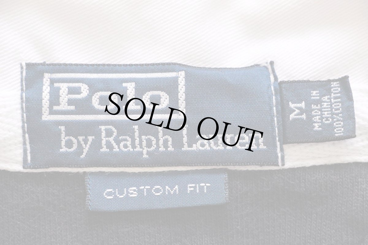 画像5: 00s ポロ ラルフローレン CUSTOM FIT パッチワーク コットン ラガーシャツ M (5)