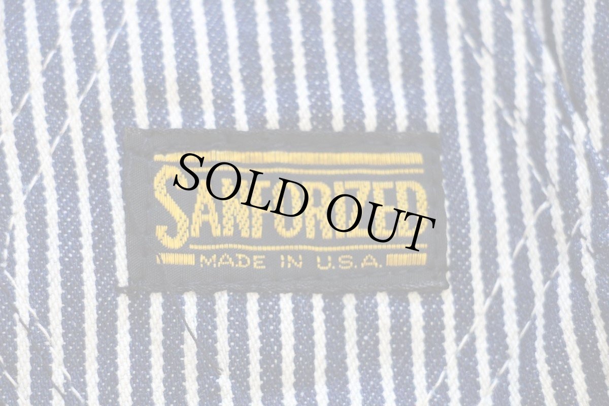 画像5: 70s USA製 SANFORIZED ヒッコリー ストライプ オーバーオール w41 (5)