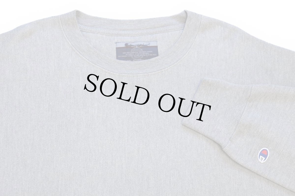 画像3: 00s Championチャンピオン 無地 目無し リバースウィーブ スウェット グレー XL★C ブランク (3)