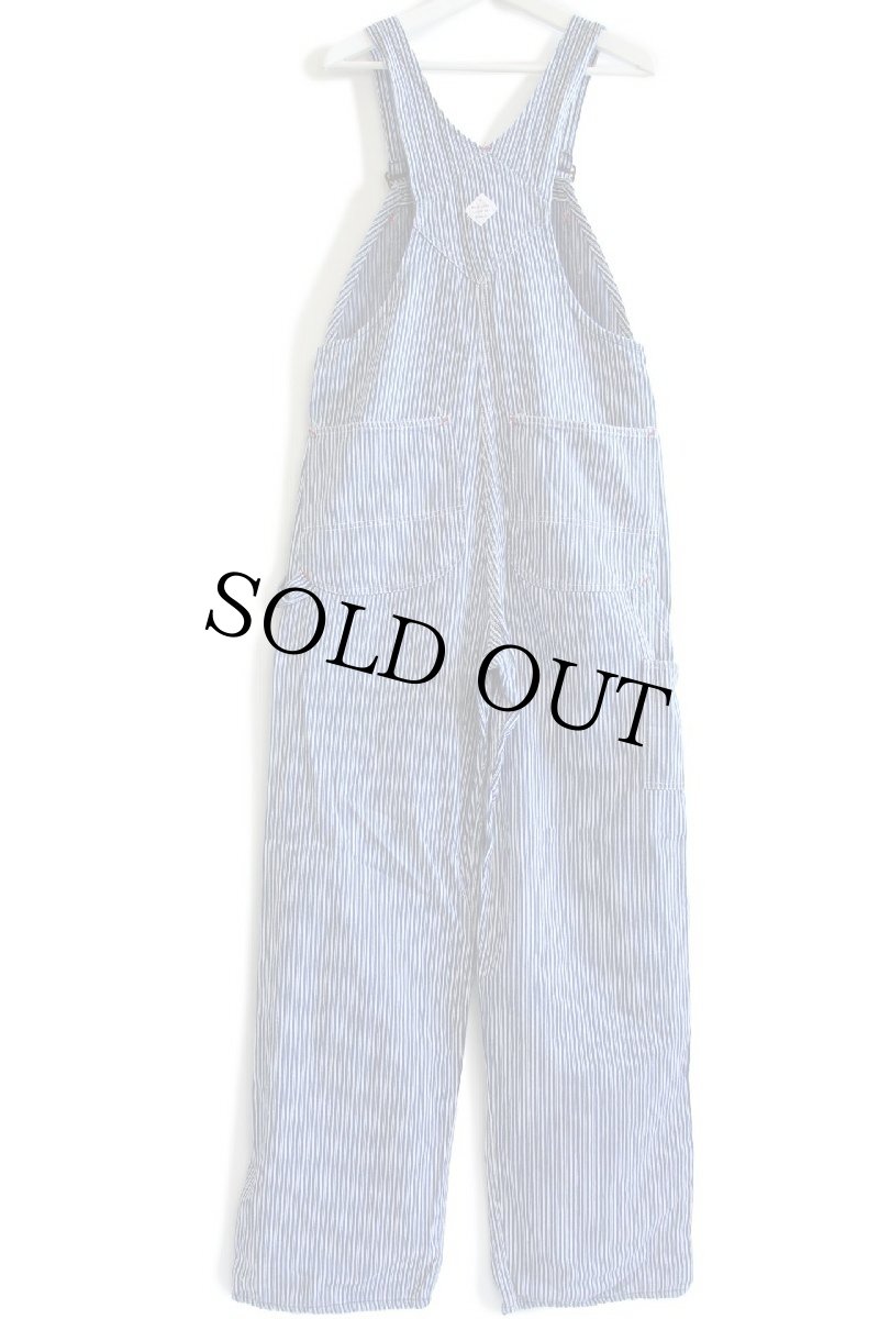 画像3: 60s USA製 Penneys BIGMACビッグマック ランダムヒッコリー ストライプ オーバーオール w35 (3)