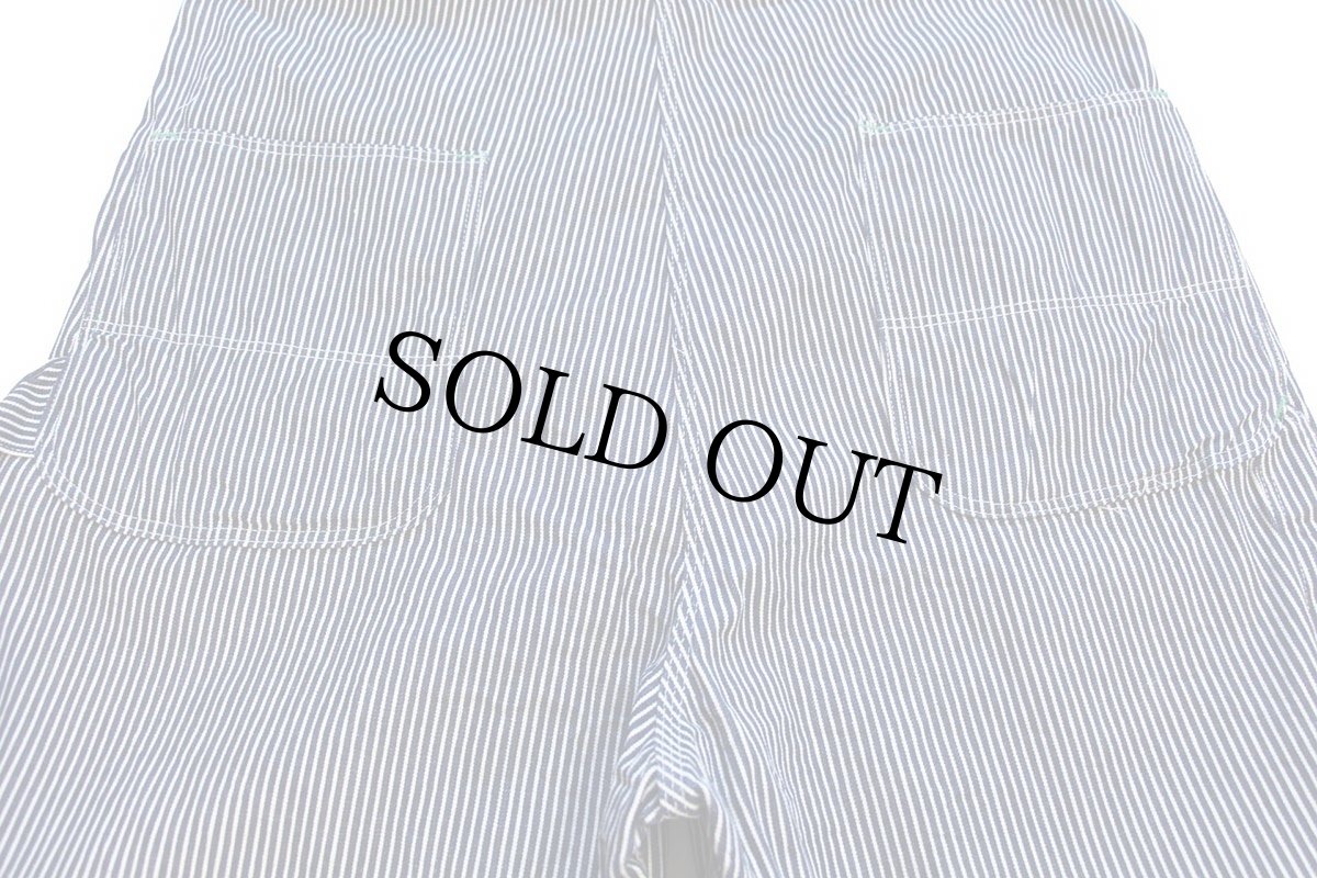 画像8: 70s USA製 SANFORIZED ヒッコリー ストライプ オーバーオール w41 (8)