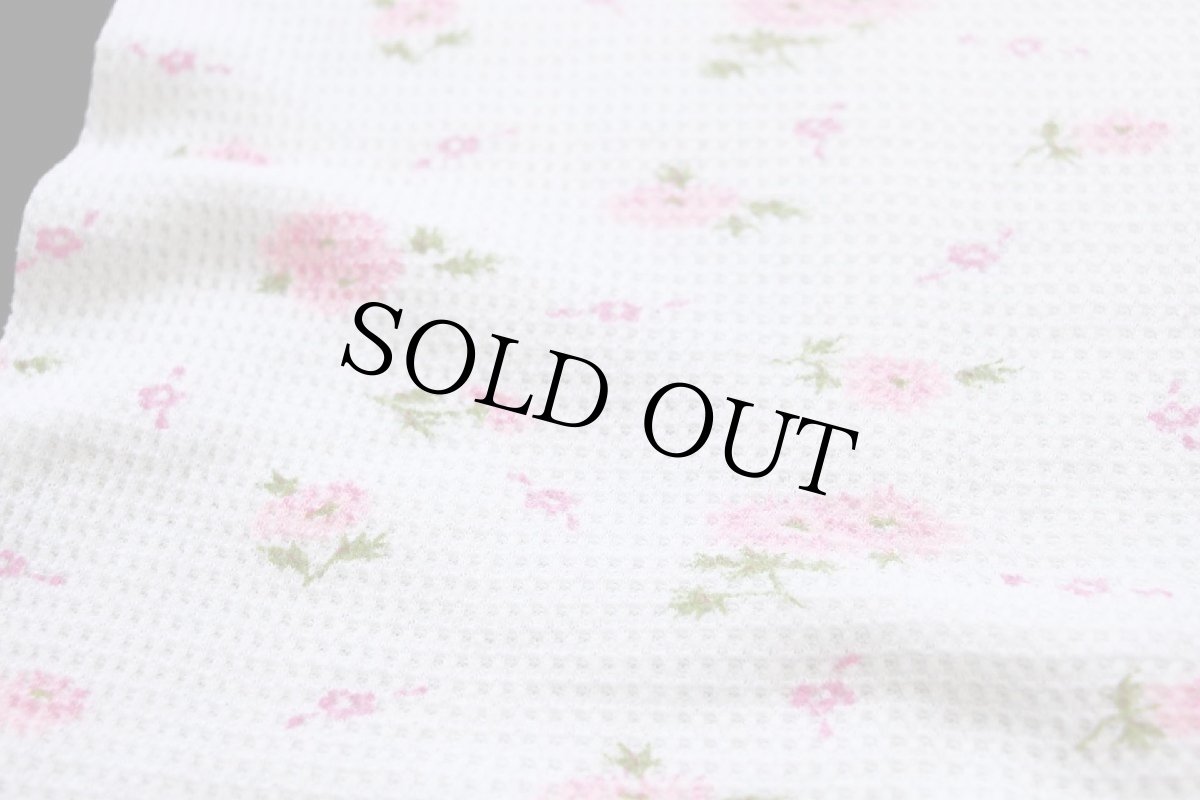 画像5: 80s Sears フラワー 総柄 サーマルシャツ L (5)