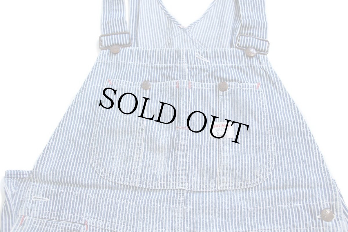 画像4: 60s USA製 Penneys BIGMACビッグマック ペンキ飛び ヒッコリー ストライプ オーバーオール W36 (4)