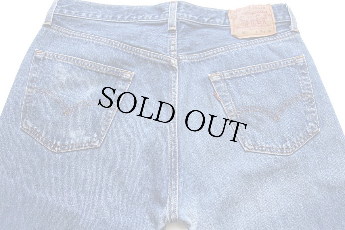 画像5: 90s USA製 Levi'sリーバイス 501 デニムパンツ W36 L36★135 (5)
