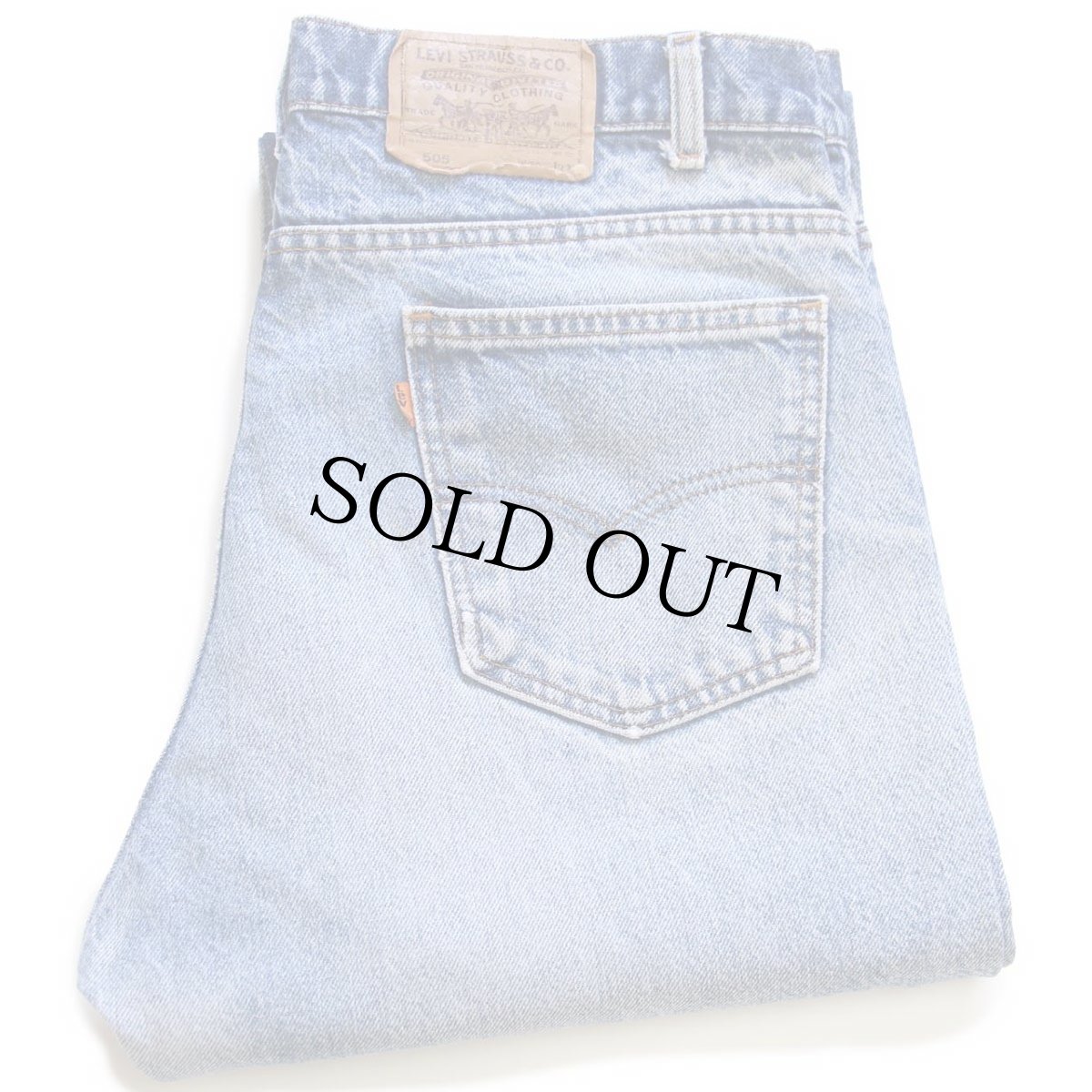 画像1: 90s USA製 Levi'sリーバイス 505 デニムパンツ ヒゲ W36 L33★146 (1)