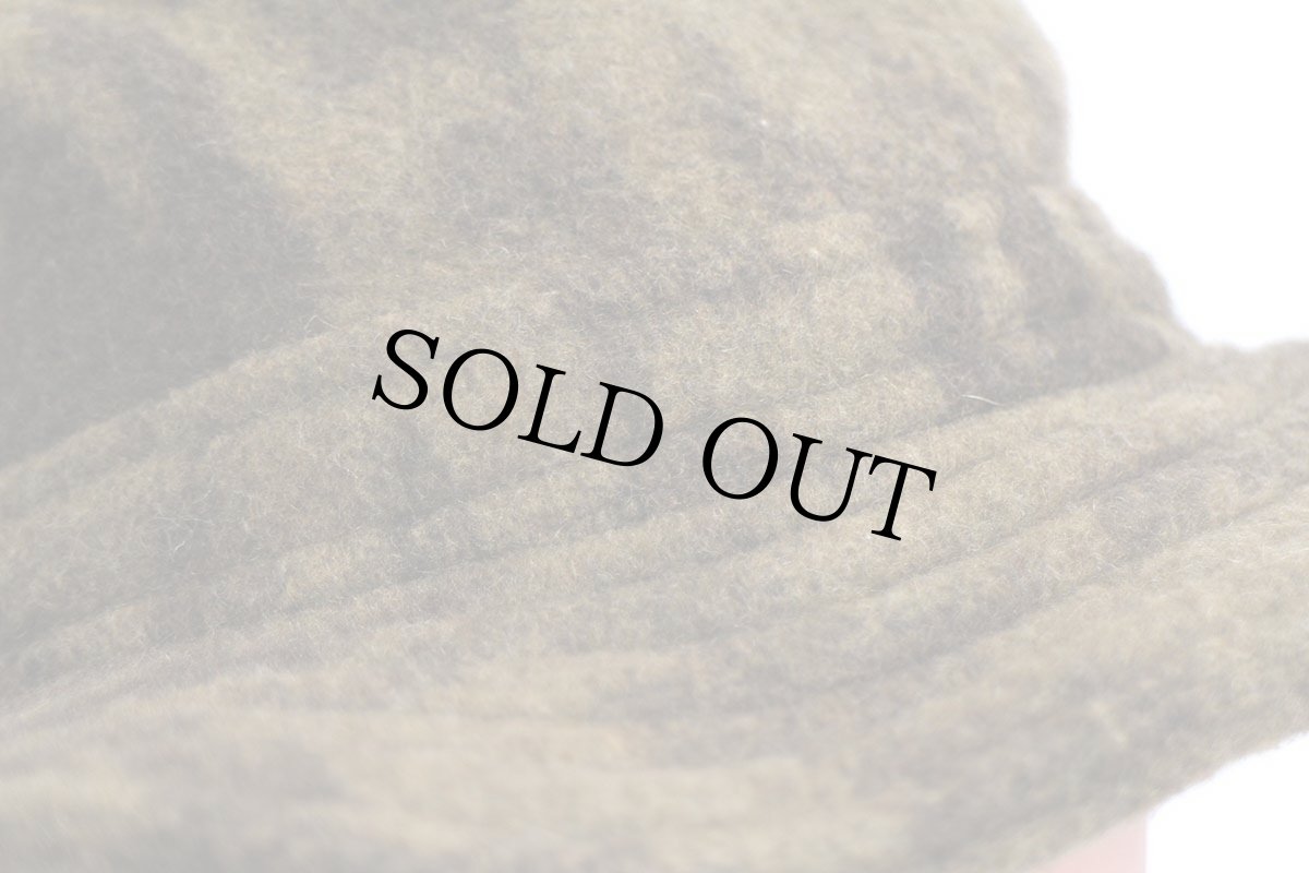 画像9: 00s Columbiaコロンビア 迷彩柄 ウール混 ブーニーハット ブラウン (9)