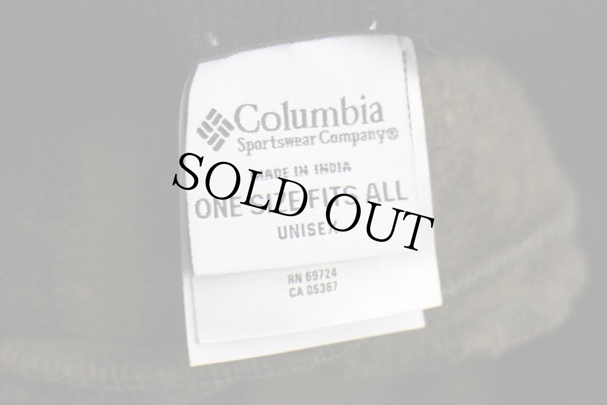 画像7: 00s Columbiaコロンビア 迷彩柄 ウール混 ブーニーハット ブラウン (7)