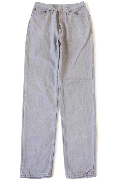 80s USA製 Levi'sリーバイス 18501 先染め グレーデニムパンツ 12