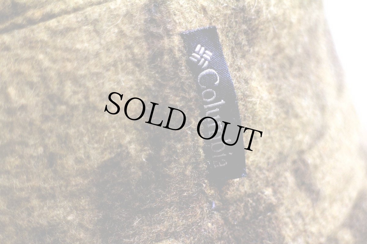 画像8: 00s Columbiaコロンビア 迷彩柄 ウール混 ブーニーハット ブラウン (8)