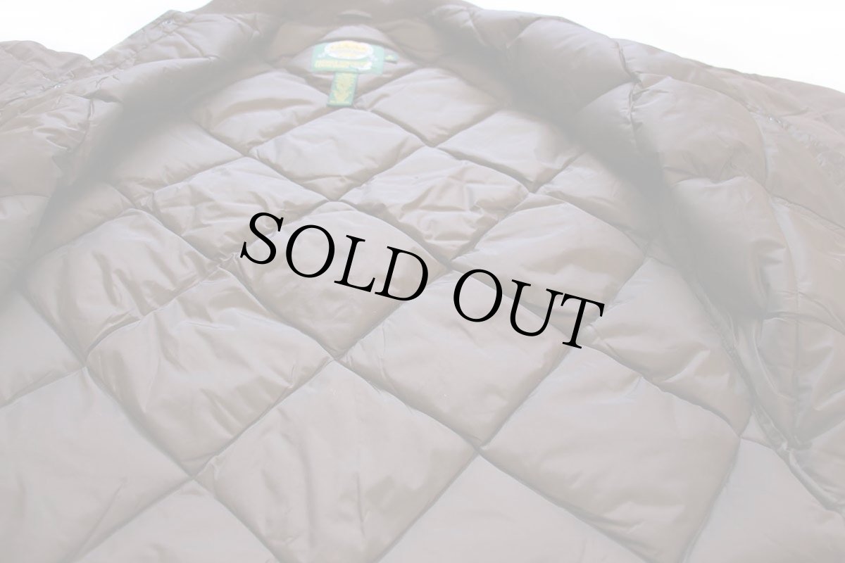 画像6: 00s Cabela'sカベラス キルティング ダウンジャケット 焦げ茶 M (6)