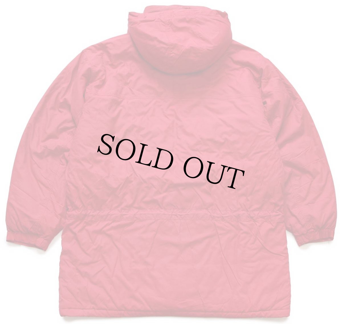 画像2: 00s patagoniaパタゴニア Guide Parka ガイドパーカー フード付き 中綿入り ナイロンジャケット 薄赤 L★雪なしタグ (2)