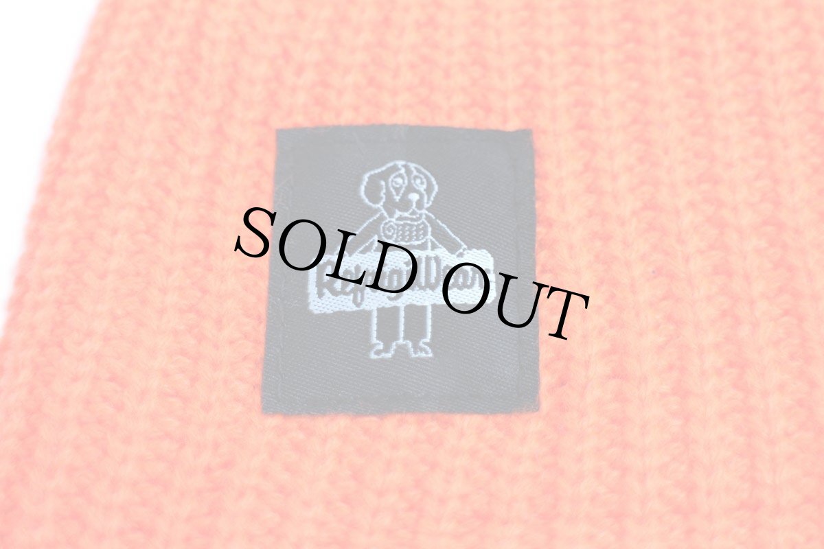 画像5: RefrigiWear OPEN HOLE MASK 目出し帽 アクリル ニットキャップ 蛍光オレンジ★バラクラバ (5)