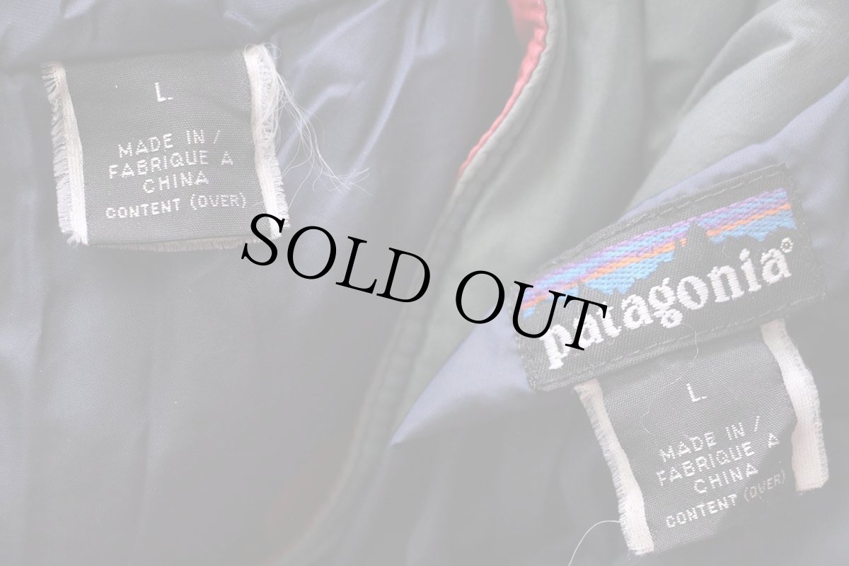 画像4: 00s patagoniaパタゴニア Guide Parka ガイドパーカー フード付き 中綿入り ナイロンジャケット 薄赤 L★雪なしタグ (4)