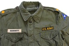 画像3: 50s 米軍 U.S.ARMY パッチ付き M-51 フィールドジャケット オリーブグリーン R-M (3)