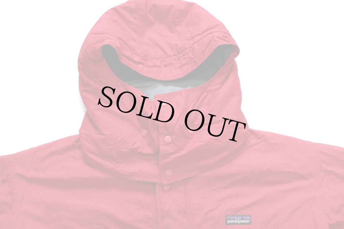 画像3: 00s patagoniaパタゴニア Guide Parka ガイドパーカー フード付き 中綿入り ナイロンジャケット 薄赤 L★雪なしタグ (3)