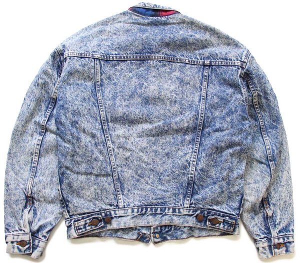 levis デニムセットアップ　made in usa ライトブルー　淡色 80s USA製 Levi'sリーバイス 57529 チェック ネルライナー