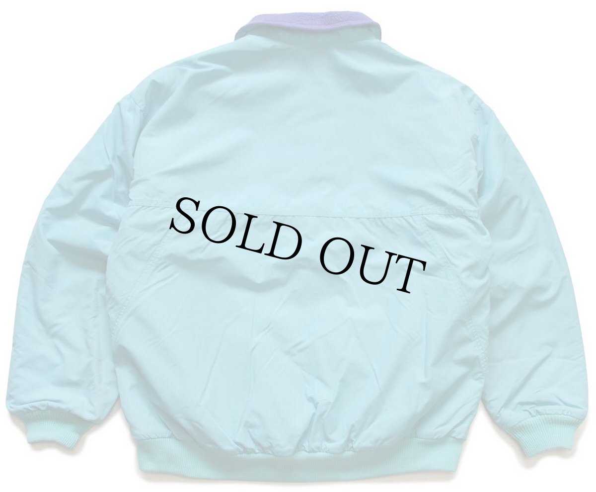 画像2: 80s USA製 patagoniaパタゴニア シェルドシンチラ フリースライナー ナイロンジャケット 水色 12 (2)