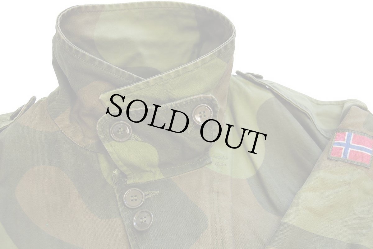 画像4: 70s ノルウェー軍 M-75 迷彩 フィールドジャケット 4 (4)