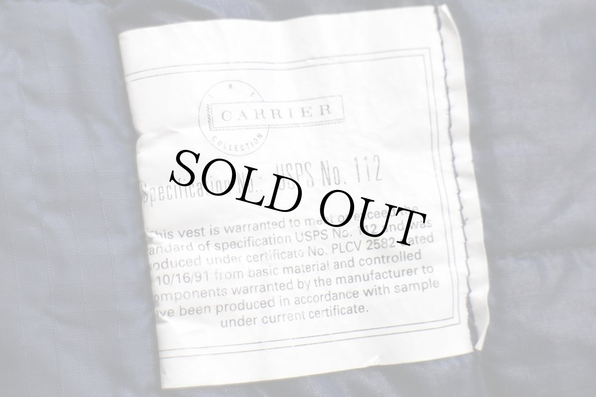 画像6: 90s U.S.MAIL パッチ＆リフレクター付き Thinsulate中綿入り ポストマン ワークベスト 紺 XL-R (6)