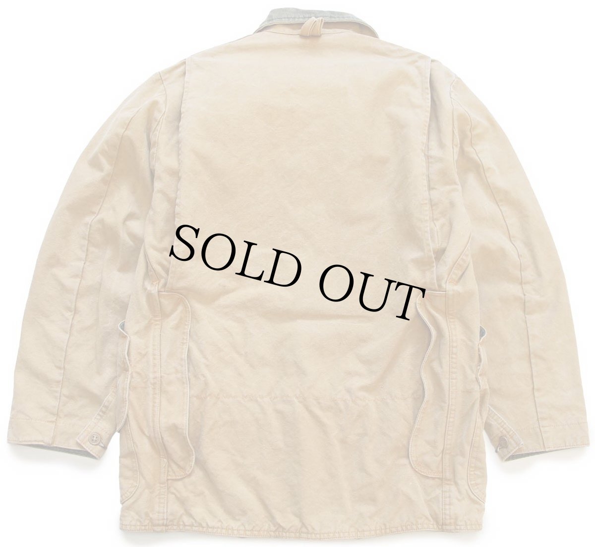 画像2: 80s L.L.Bean ダック地 ハンティングジャケット 茶 34 (2)