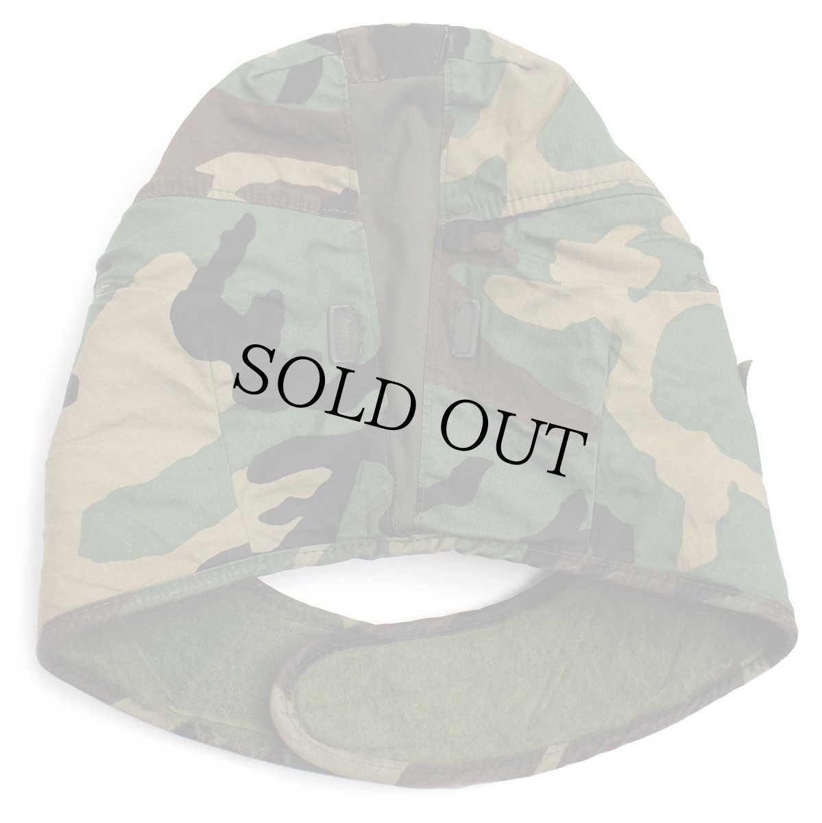 画像4: 80s 米軍 U.S.ARMY ウッドランドカモ ヘルメットライナー キャップ 7 1/4 (4)