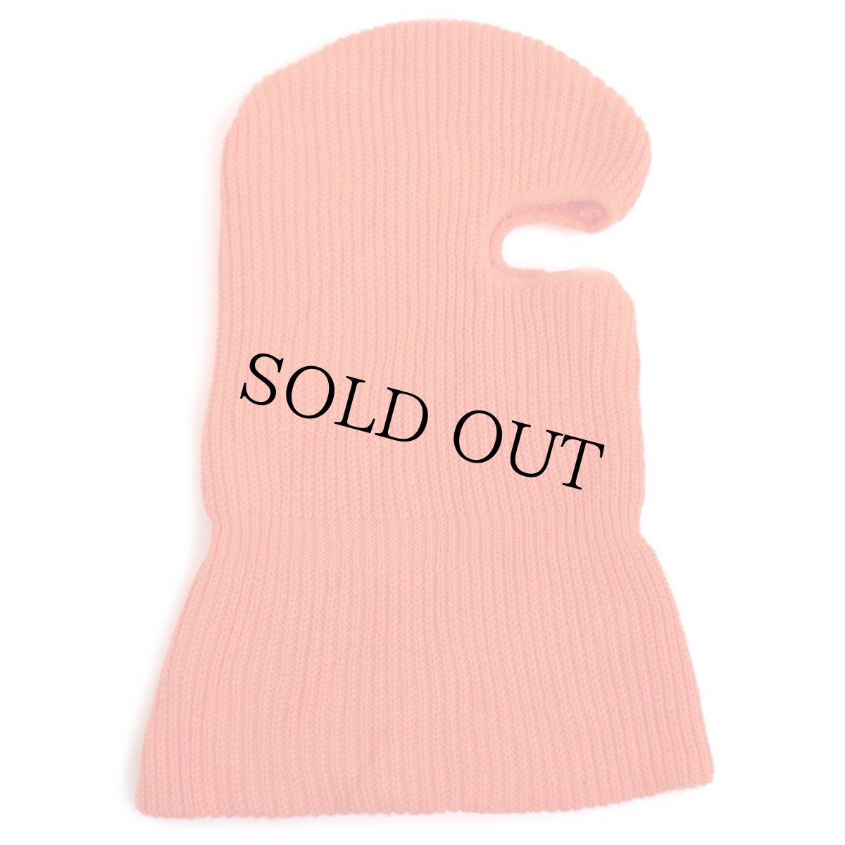 画像3: RefrigiWear OPEN HOLE MASK 目出し帽 アクリル ニットキャップ 蛍光オレンジ★バラクラバ (3)